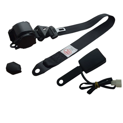 and Truck Automatic Retractable Emergency: Car seat belt - plastic-coated-k3-retractor-15cm-wire-base-normally-closed