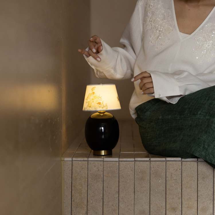 New Color "Treasure Hunt Night" 1920S Antique Table Lamp Touch-Controlled Rechargeable Entrance Study Living Room