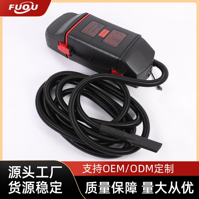 Vacuum cleaner commercial high-power wall-mounted 9 m tube vacuum cleaner car wash shop workshop industrial vacuum cleaner wholesale