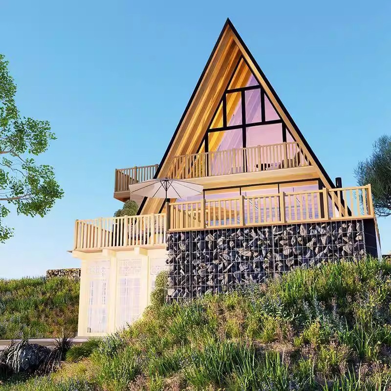 Casa de alojamiento en línea moderna creativa móvil Bosque Beachfront Inn Hotel Villa Patio Ocio al aire libre