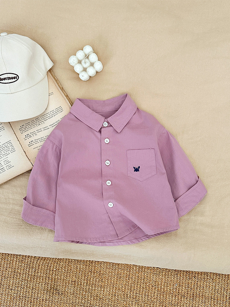 Camisas para Niños, Nueva Colección Otoño 2026, Tops de Manga Larga para Bebés, Ropa Infantil Moderna y Elegante, Camisas Vaqueras para Niños, Primavera
