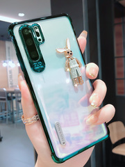 Applicable for Huawei P30 phone case transparent silicone soft case Huawei P30 Pro cartoon cute bunny girl style trendy brand
