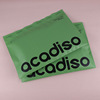 Matte T-shirt, clothing, pack, green bag with zipper, wholesale, increased thickness