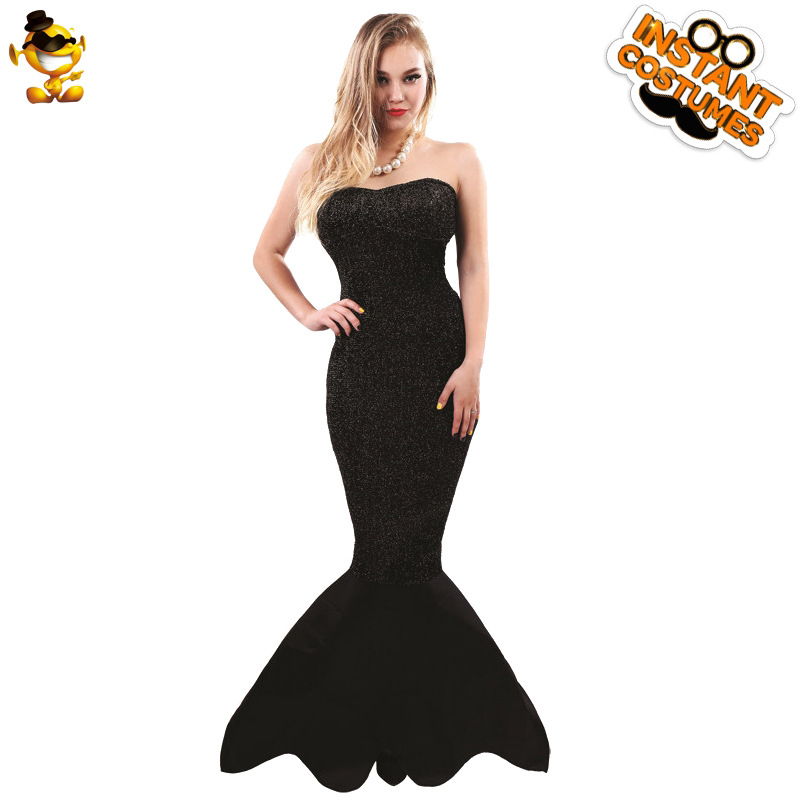 Adulto de Halloween tubo superior sirena Cosplay partido traje de la mascarada etapa traje de rendimiento