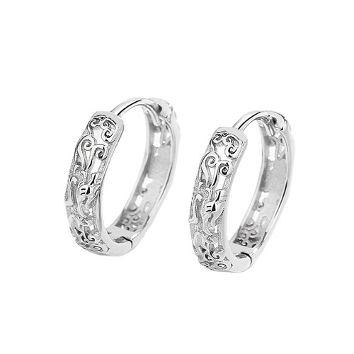 s925 sterling silver Pixiu earrings for men and women to attract wealth and transfer ins trendy niche design high-end three-dimensional hollow earrings