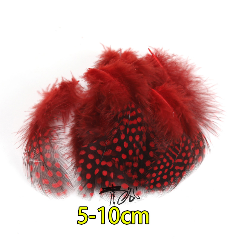 Fábrica directa pequeña serie de plumas rojas DIY accesorios accesorios de artesanía ropa accesorios escenario plumas