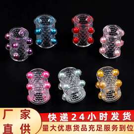 龙鳞8珠男用入珠套锁精环成人刺激狼牙套大颗粒龙珠情趣夫妻用品