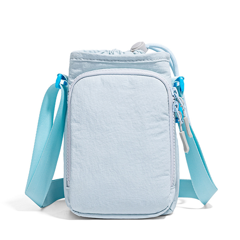 Lightweight mobile phone bag for men and women students, water bottle bag, outdoor sports portable crossbody bag, travel water cup shoulder bag, small bag