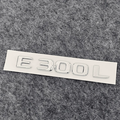 Car logo, emblem, rear badge - standard-e300l-same-as-original-car-bright-silver