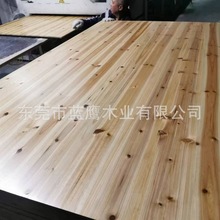 定制杉木直拼板实木过uv清漆杉木方圆桌桑拿板扣板吊顶室内衣柜