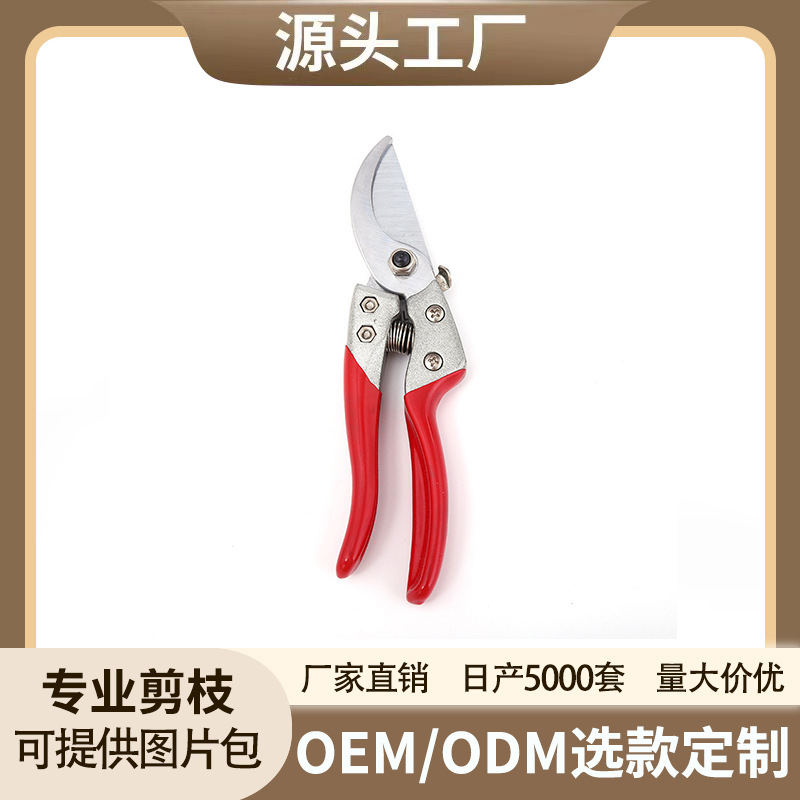 厂家批发果树修枝剪园林树枝剪刀园艺剪花剪修剪园艺工具省力剪子