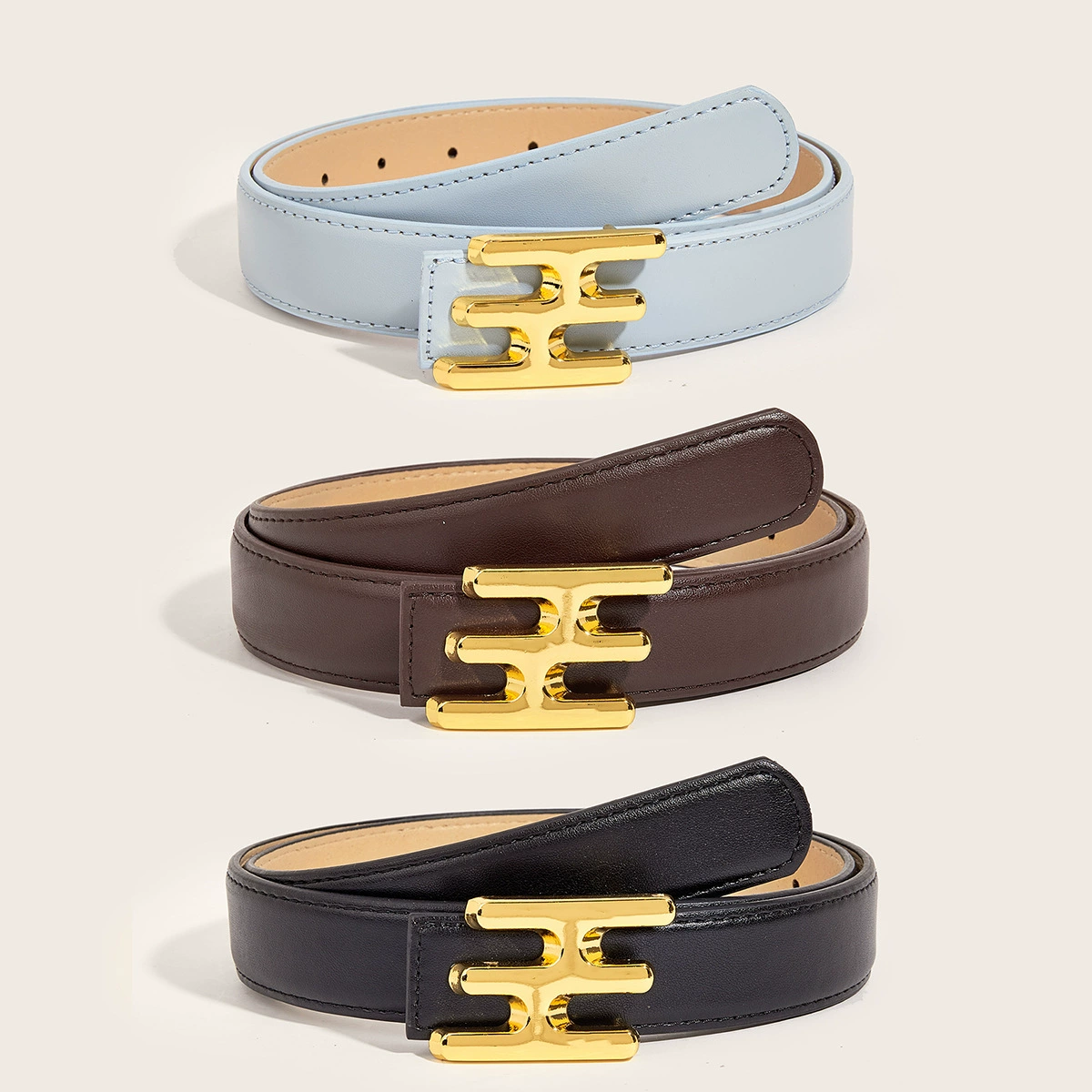 Buckle, belt, jeans, trousers, decorations, summer fashionable suitable with a skirt, autumn, wholesale