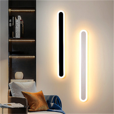 Northern Europe Strip bedroom Bedside Wall lamp modern LED a living room Background wall television Wall lights stairs Aisle lights
