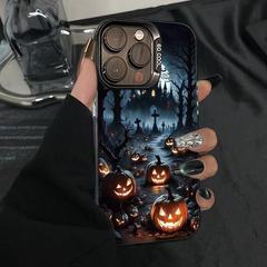 恶魔南瓜适用苹果17Promax手机壳个性元气壳iPhone16/15/14跨境13