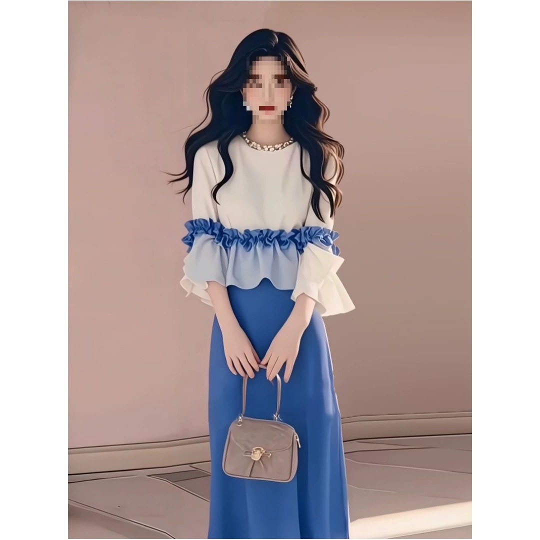 Пspring design set, юбка, французский стиль, тренд сезона, А-силуэт