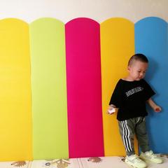 早教兒童防撞牆貼軟包幼兒園牆裙寶寶牆圍牆紙海綿泡沫墊牆面自粘