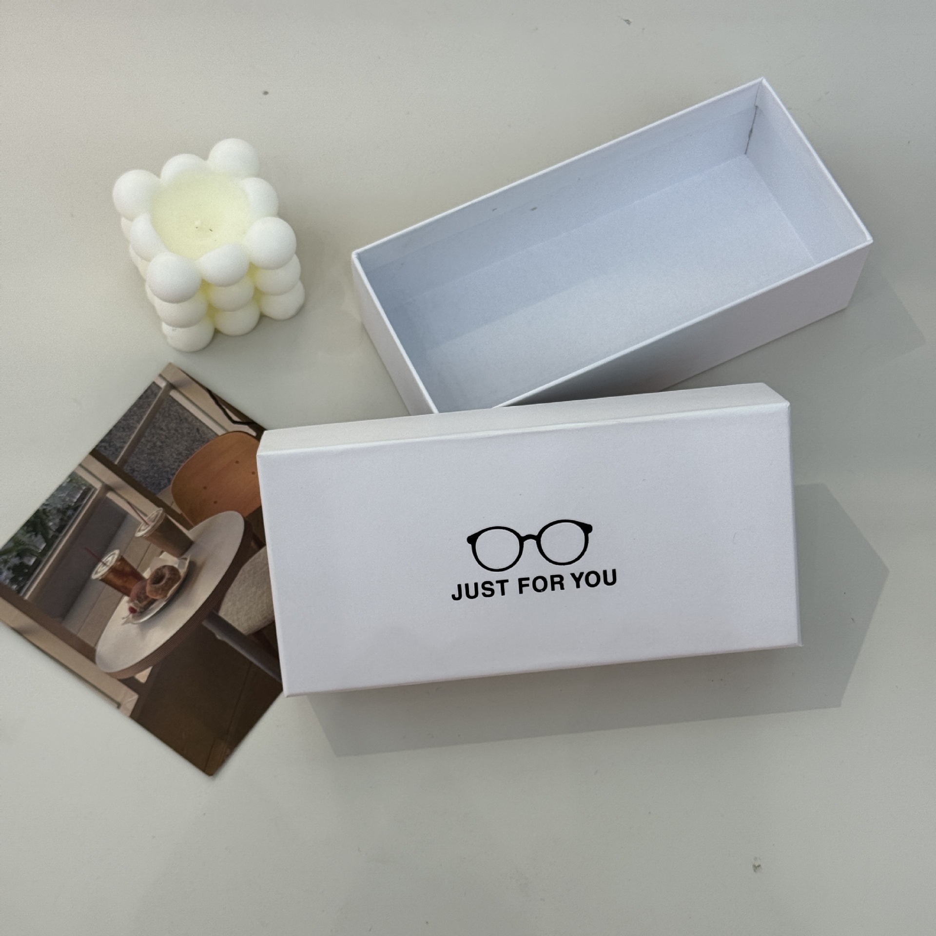 Moda simple caja de embalaje exterior de gafas de color sólido caja de gafas resistentes a la presión de cáscara dura almacenamiento portátil caja de cubierta de gafas