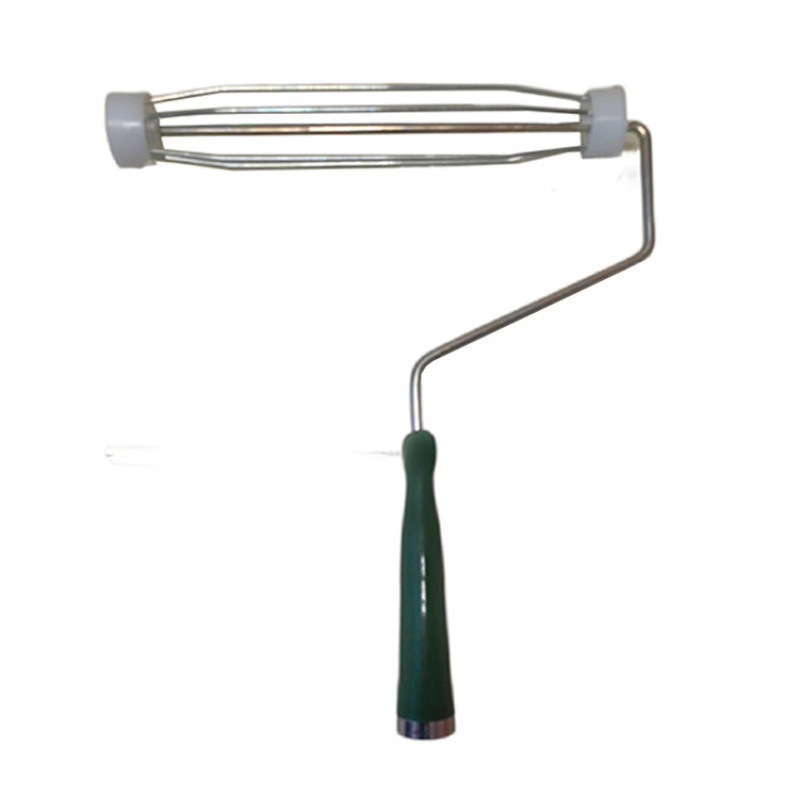 Todo tipo de mango de soporte de rodillos de pintura americana 3 pulgadas - 12 mangos de soporte de rodillos de aluminio