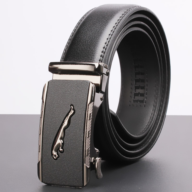 Men's Genuine Leather Automatic Buckle Luxury Belt Wholesale Simple Versatile Denim Belt Manufacturer