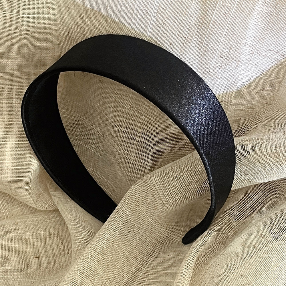 4cm black headband
