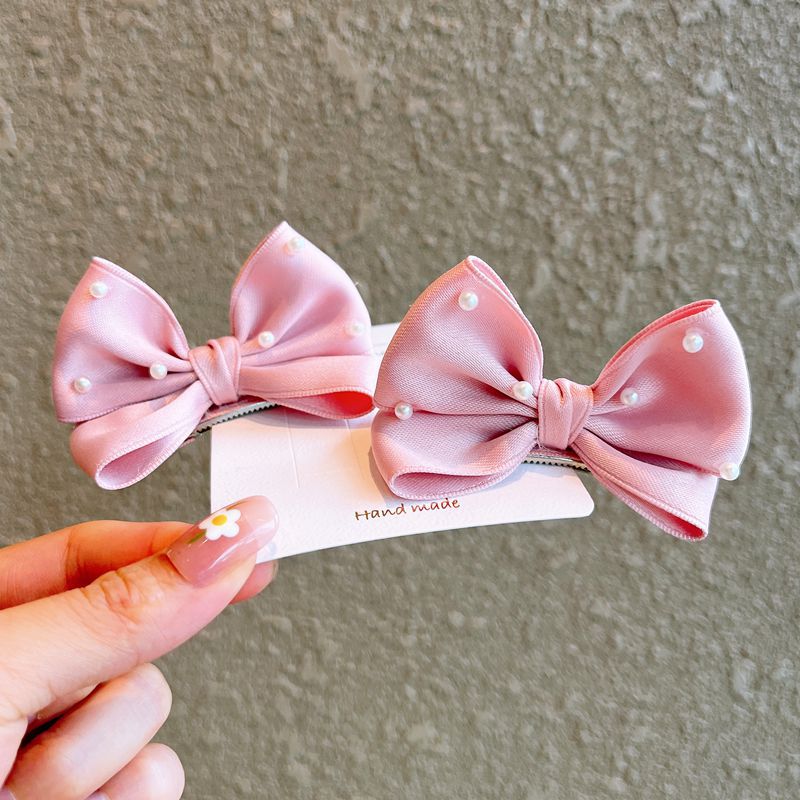 Cute Style Kid'S Cute Bow Knot Cloth Hair Clip