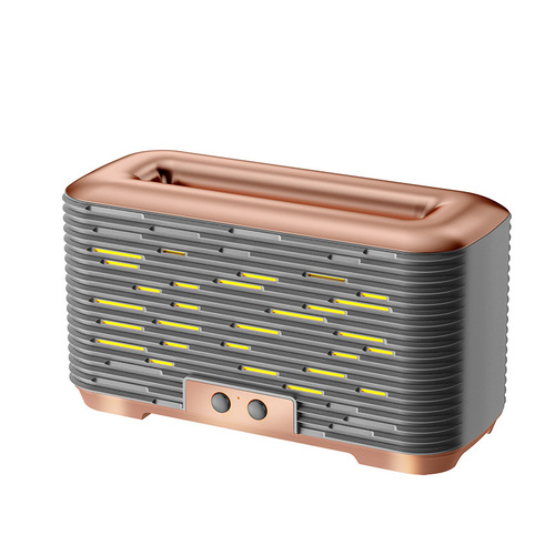 3D Flame Aroma Diffuser, Home Humidifier, Desktop Automatic Scent Dispenser, Creative Office Aroma Machine, Cross-border
