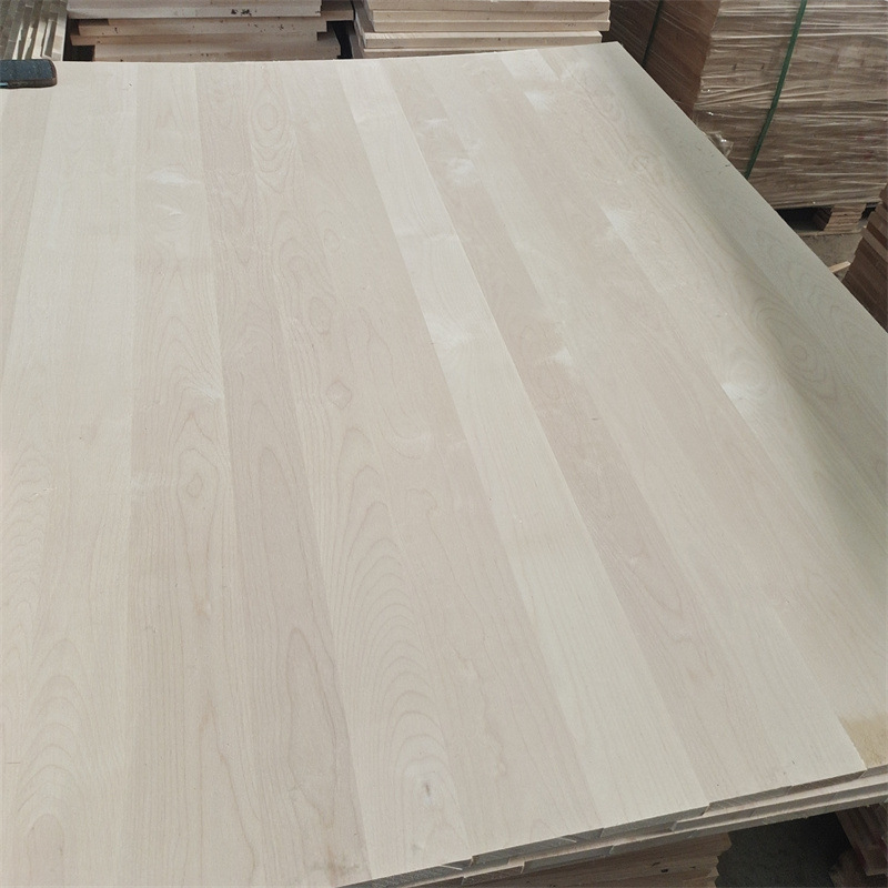 Customized Russian Imported Birch Straight Furniture Wardrobe Solid Wood Panel Birch Kitchen Cabinet Kidsren's Room Decoration Board