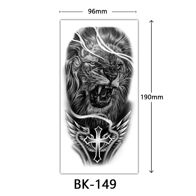 Tatuaje Temporal de Flores Boceto de Papel de Transferencia al Agua, Impresión por Transferencia de Agua, para Cuerpo image 155