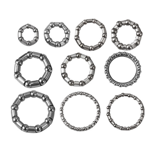 Bicycle front fork ball bowl set, bicycle bead frame, mountain bike front, middle and rear axle conjoined ball frame bearing accessories