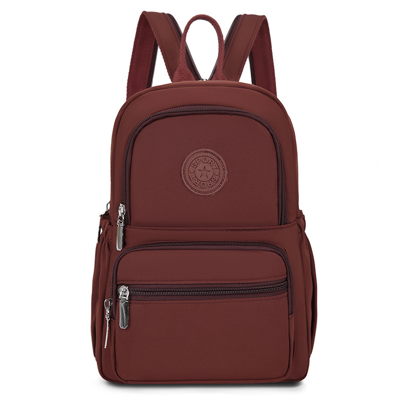 Mochila de mujer coreana versátil, ligera, impermeable y resistente al desgaste, mochila de tela Oxford, fuente transfronteriza, bolso estudiantil Baigou. image 16