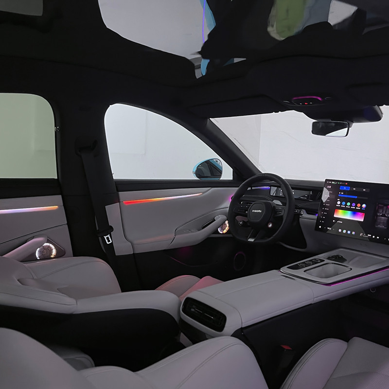 Términos y condiciones aplicables a 24 luces de atmósfera dinámica especiales Xiaomi SU7