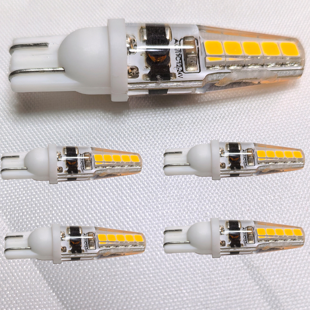 LED car position light T10 RV light landscape light boat deck light illumination 12V 24V silicone warm light adjustable