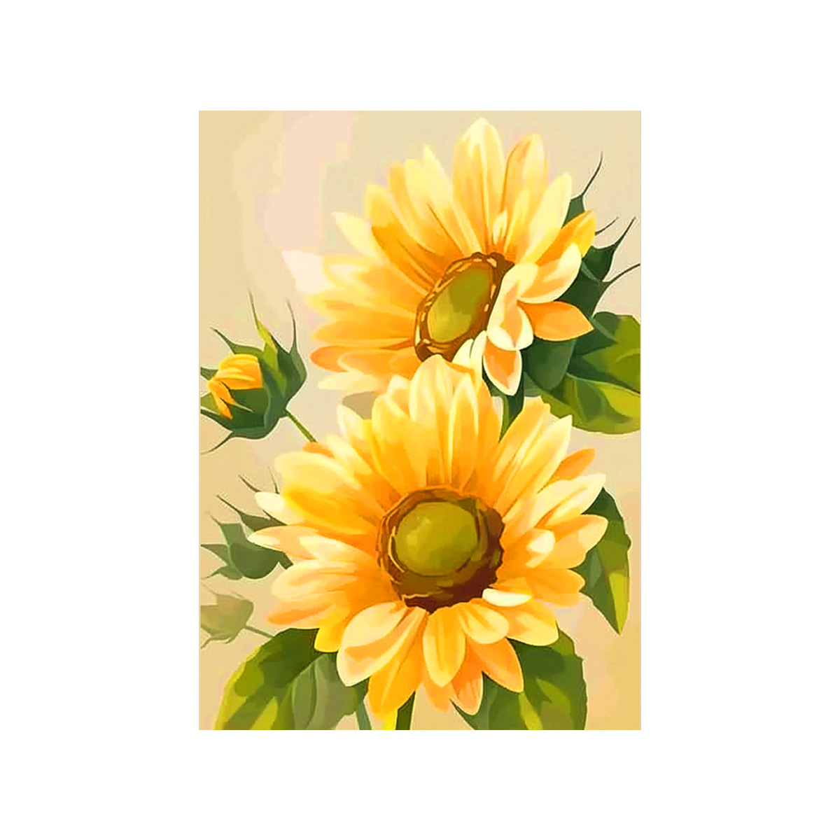 [Algodón importado] El punto de cruz real de Mona Lisa nace para el sol, nuevas flores, bordado simple y moderno hecho a mano image 5