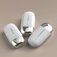 PE50ml白色防晒霜瓶椭圆挤压式护手霜瓶BB隔离防晒乳瓶化妆品包材