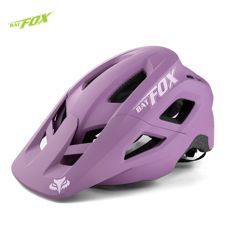 BATFOX Off-road Helmet Mountain Bike Helmet Men's and Women's Integrated Forest Road Cycling Helmet