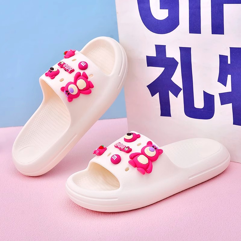 화이트+딸기곰