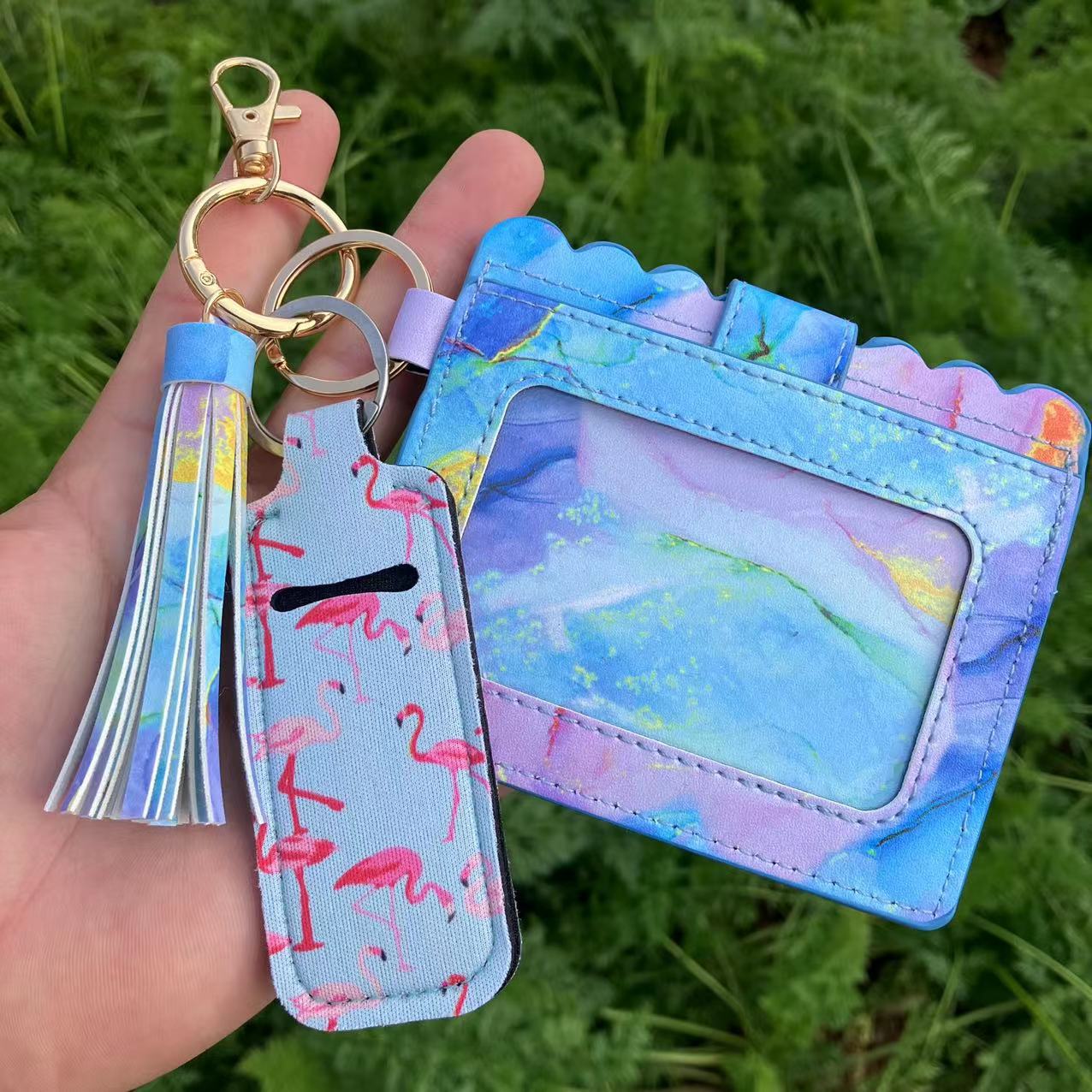 44g Weight Polyester Lining Material Open Closure Type Card Holder Bags Type 1 Piece Quantity Holiday, Banquet Occasion Pu Leather Material Geometric Pattern All Seasons Season Women's Gender Elegant, Vintage Style Style Square Shape Women's Geometric Pu Leather Open Card Holders 9