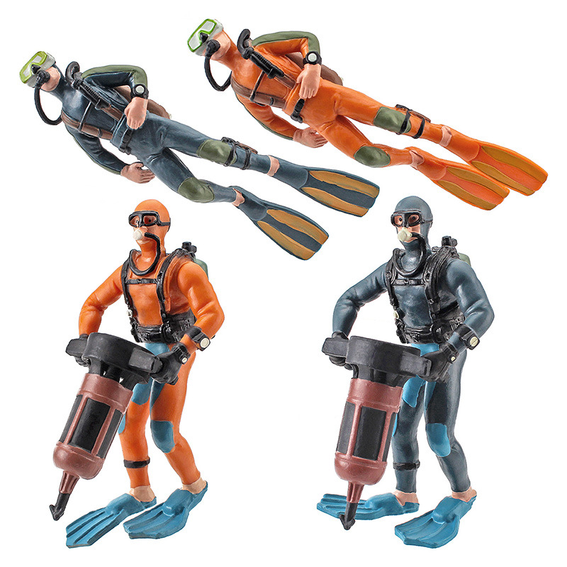 Transfronterizo Amazon simulación modelo de buceo Mini exploración submarina encuesta Rana escena decoración juguete
