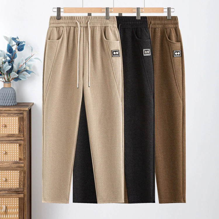 Средние и пожилые мамы в весенне-осенние новые вельветы вельветы брюки средних лет женские брюки с высокой талией брюки повседневные большие размеры