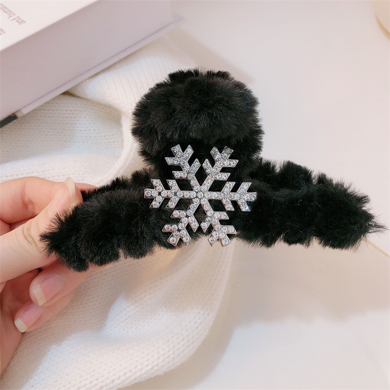 大きいサイズの雪の金属のヘアピンの女性の小さいクリップのアヒルの口は額の前髪を挟みます。|undefined