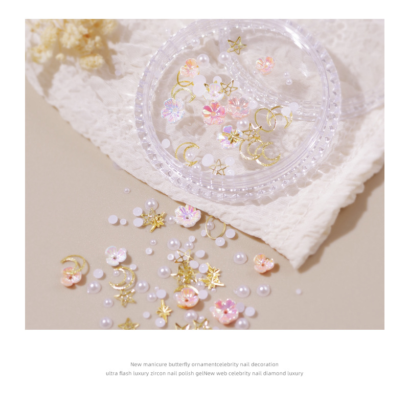 Diamante Perla hueco metal mariposa cara decoración parche de maquillaje Accesorios de chapa de la cara nupcial maquillaje de ojos brillante lágrima de diamante