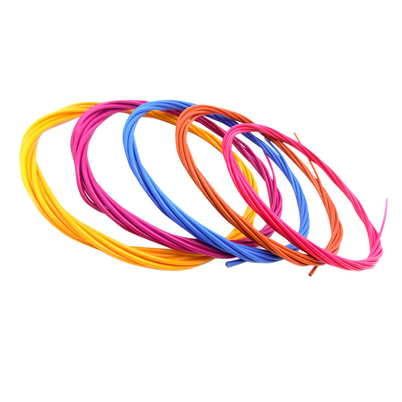 Fabricante de alambre de acero encapsulado adhesivo al por mayor de artículos deportivos para niños cuerda de salto de color cuerda de acero de acero deportivo