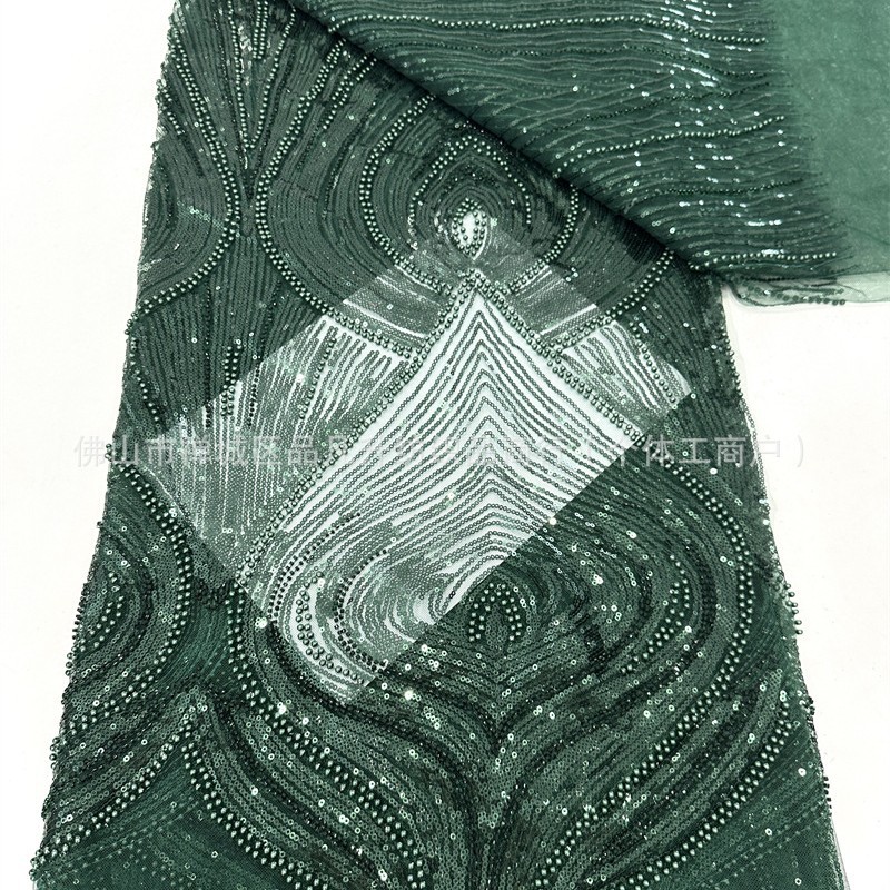 Tejido bordado de sequillas, tela bordada tridimensional, tela bordada de sequillas, tela bordada de sequillas, tela bordada de sequillas, stock transfronterizo image 5