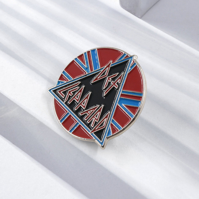 Rock Band Heavy Metal Enamel Brooch Music Fan Lover School Bag Backpack Badge Decoration