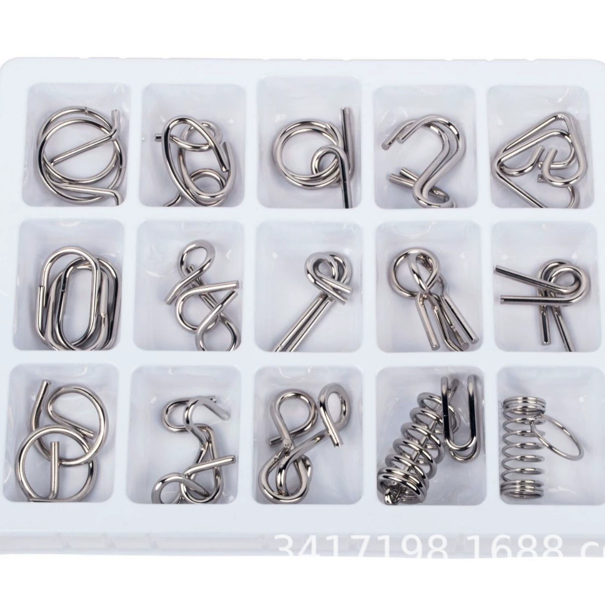 Purple set, intellectual constructor, toy, 15 pieces