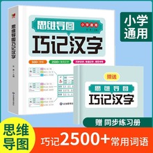 思维导图巧记汉字 小学生识字认知汉字偏旁部首结构组词