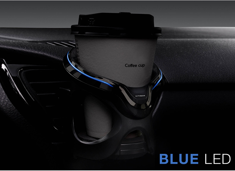 Japanese car water cup holder air conditioning air outlet cup holder with light storage rack tea cup holder cup holder multifunctional beverage holder