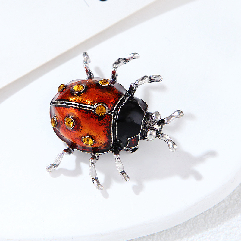 smalto sette stelle coccinella spilla abito femminile spilla moda temperamento colletto cardigan fibbia retro corpetto accessori_voghion.com