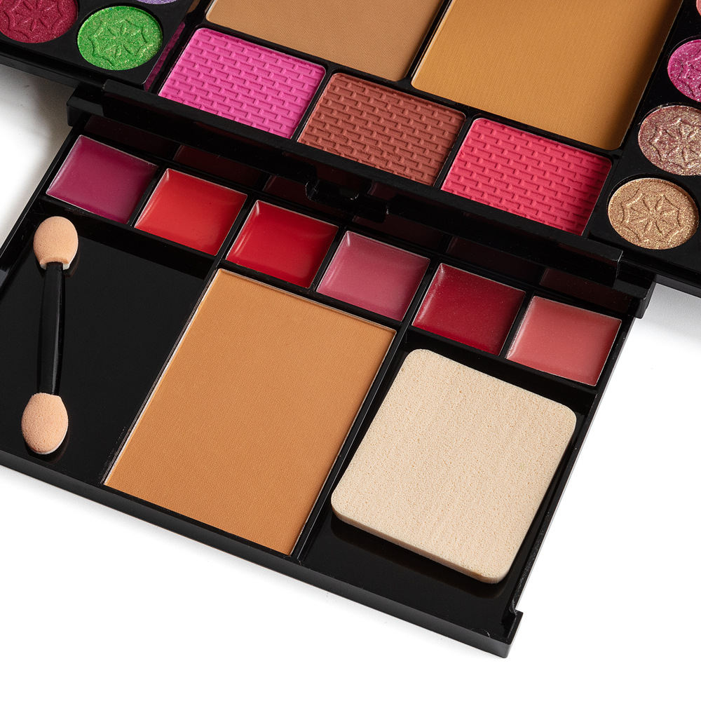 Placa de sombra de ojos africana de 36 colores no teñida Halo Pearl mate fácil de colorear estudio etapa maquillaje sombra de ojos transfronteriza