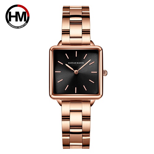 Light luxury Korean style small square watch women's watch ins style simple temperament square casual versatile forest style Hong Kong style women's watch